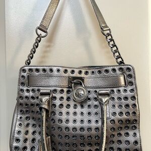 Michael Kors Silver Studded Women's Bag
